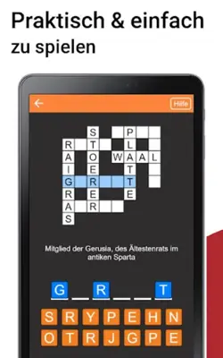 Kreuzworträtsel Deutsch android App screenshot 1